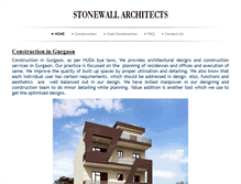 Tablet Screenshot of gurgaonarchitect.com
